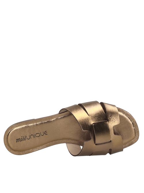 Mules in pelle MISS UNIQUE | 2236-A-1 CRISTALBRONZO